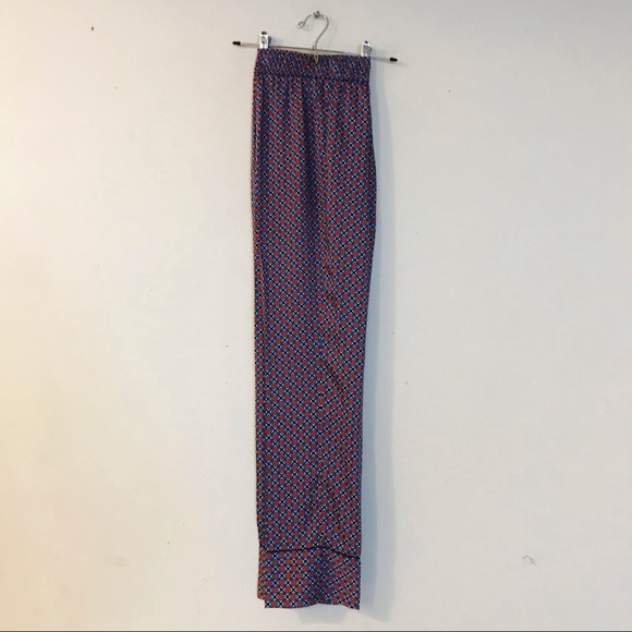 Sandro Pajama Print Silky Trousers - Picture 11 of 13